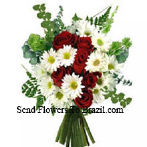 Romantic Assorted Flowers and Roses