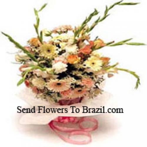 Buchet de flori diverse dragute